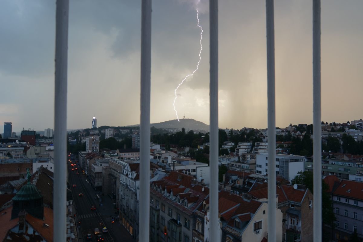 Olujno nevrijeme u Sarajevu