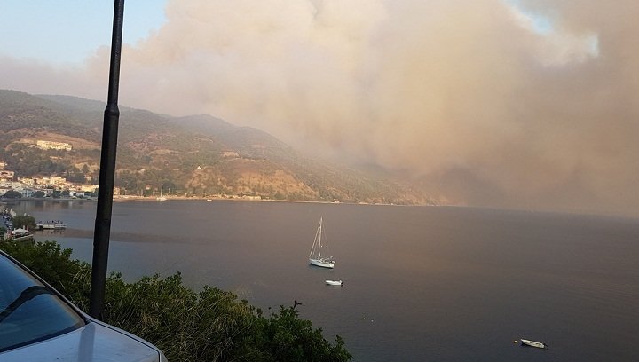 Požar na grčkom ostrvu Eviji najveći od 59 koji su izbili u proteklih 12 sati, požari na ostrvima Krit i Kea se proširuju