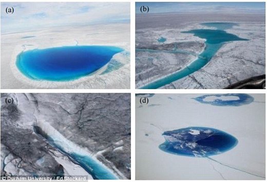 Znanstvenici zabrinuti zbog pojave 8000 plavih jezera na površini ledene ploče Antarktike