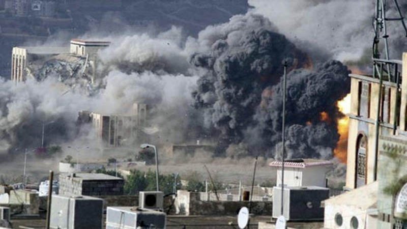 Klikni za povećanje Jemen bombardiranje