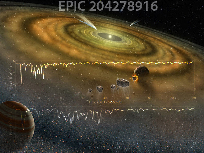 Zvijezda EPIC 204278916 pokazuje neobično zatamnjenje