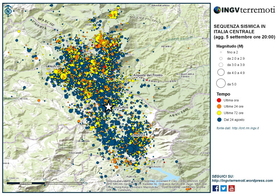 Od smrtonosnog potresa u Italiju istu regiju pogodilo više od 5500 potresa