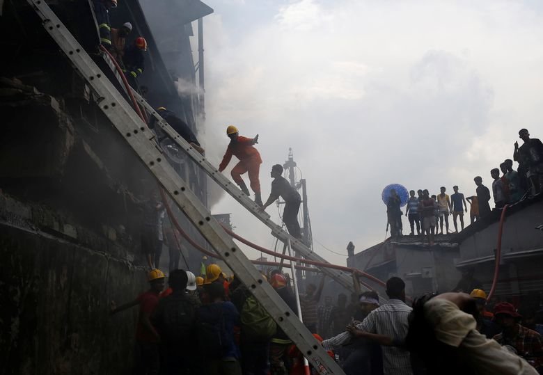 Klikni za povećanje Eksplozija u tvornici Dhaka