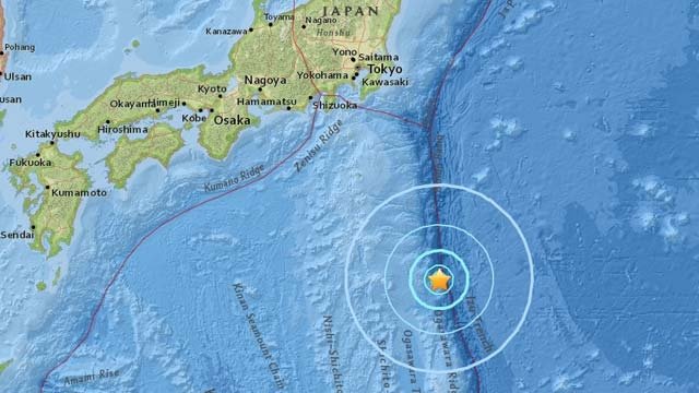 Jak zemljotres magnitude 6,1 jugoistočno od najvećeg japanskog ostrva Honšu