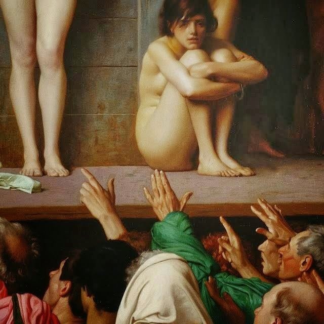 Irish slave auction