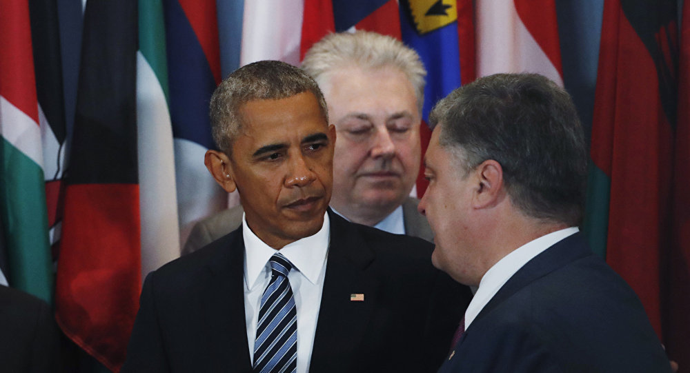 Obama Porošenko