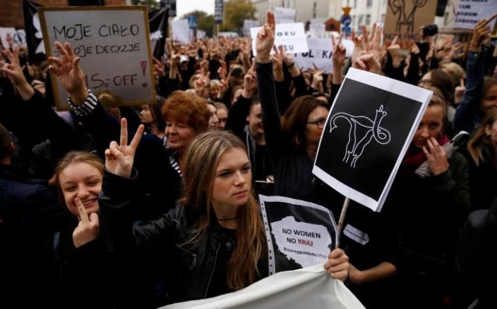 Poland abortion ban protests
