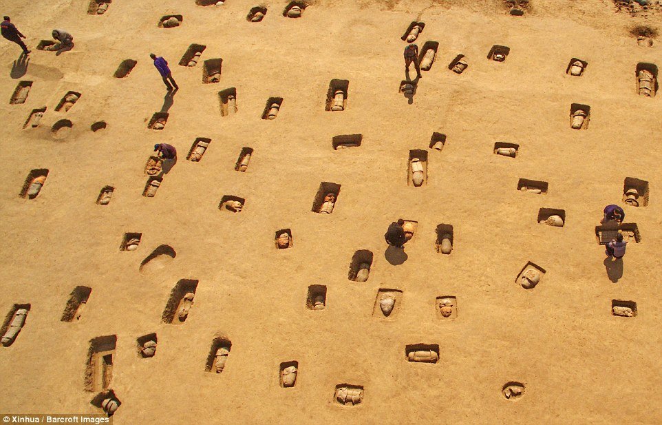 Kineski arheolozi otkrili 113 grobnica starih više od 2000 godina, tijela obavijana sa nekoliko slojeva gline