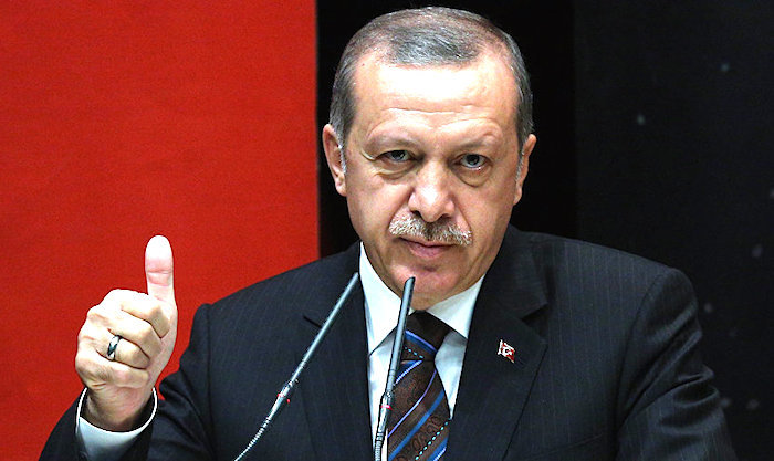 Erdogan thumb up