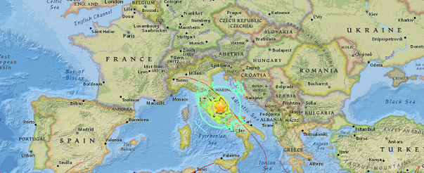 Novi plitak zemljotres magnitude 5,0 zatresao region Peruđe u centralnoj Italiji