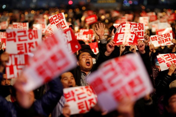 Protests South Korea November 5 2016