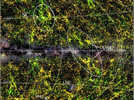 Međunarodni tim otkrio super veliko svemirsko tijelo koje vuče našu galaksiju