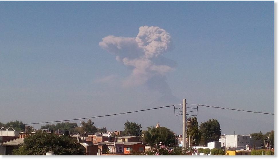 Vulkan Popokatepetl eruptirao više od 300 puta u protekla 24 sata