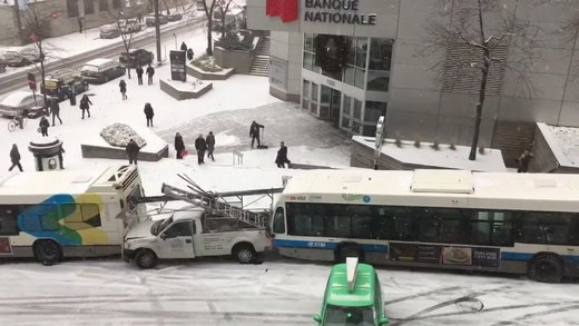 Snježna oluja u Montrealu