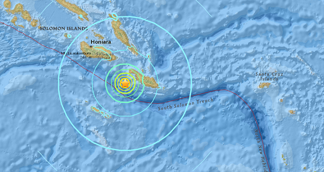 Grad Kirakiru na Solomonskim ostrvima pogodio plitak zemljotres magnitude 6,9