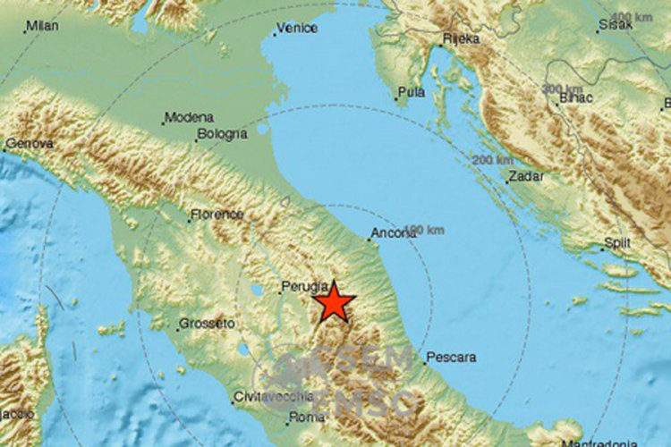 U Italiji i Albaniji zabilježeni plitki zemljotresi slabije jačine