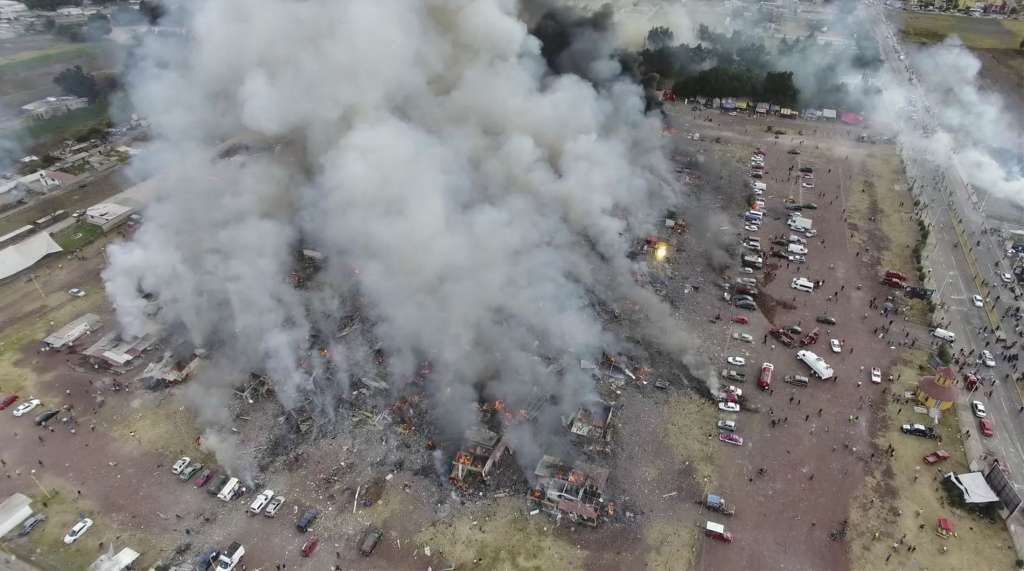 Na tržnici pirotehnike u centralnom Meksiku serija snažnih eksplozija, poginulo najmanje 27 osoba