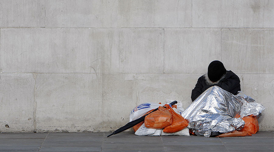 homeless man