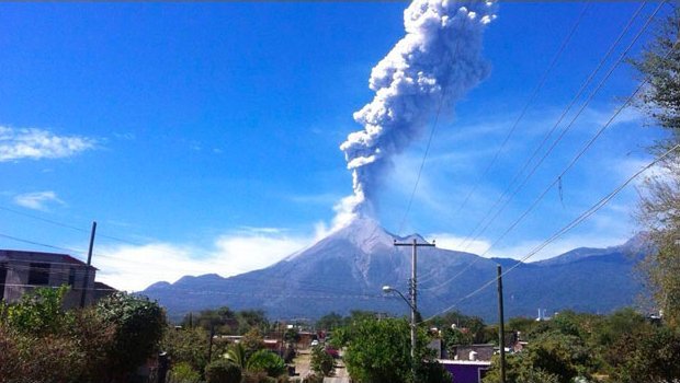 Erupcije vulkana Colima, Sabancaya, Etna i Kilauea, na 1. i 2. siječanj 2017