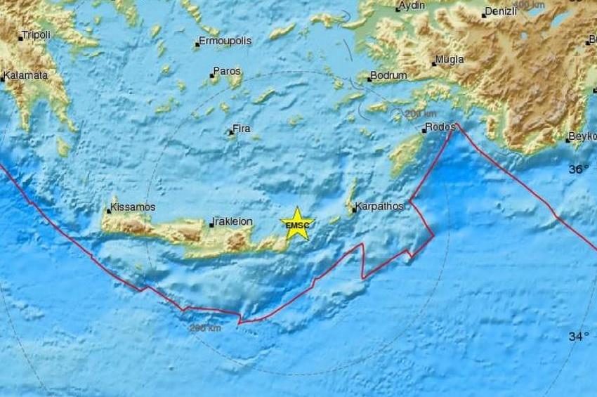 Na ostrvu Kriti zabiježen jači zemljotres magnitude 5,4