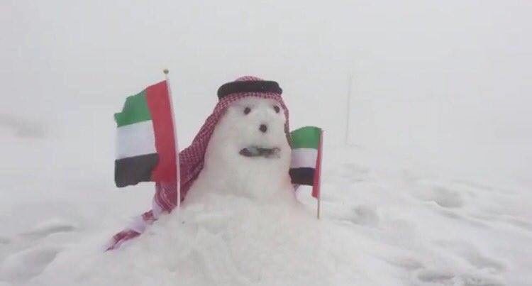 Čudno vrijeme - Pada snijeg u UAE!