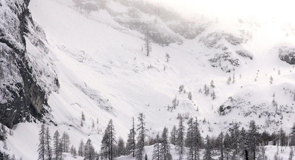 Lavina Alpe