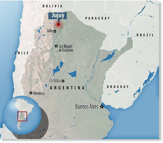 Sjever Argentine pogodio jak zemljotres magnitude 6,3