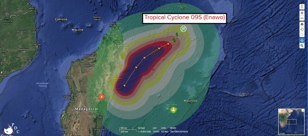 Tropska oluja Enavo pogodila Madagaskar, vjetrovi brzine veće od 290 km/h