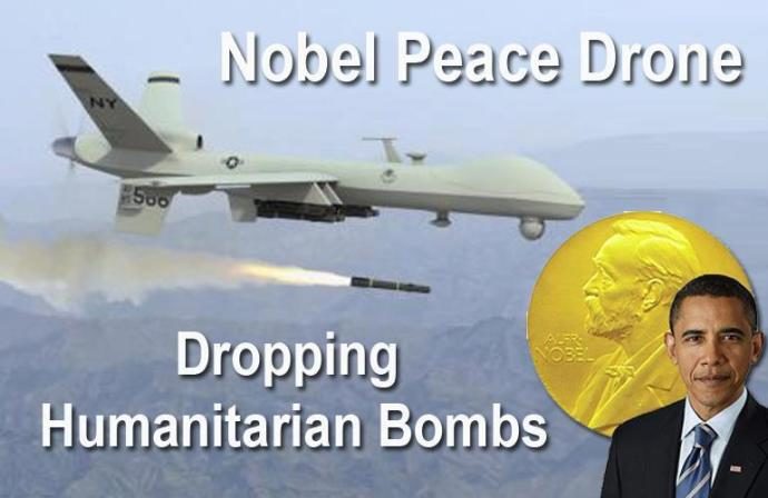 Obama noble prize drone deaths