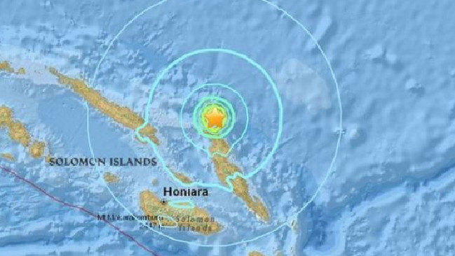 Jako plitak zemljotres magnitude 6 pogodio Solomonska ostrva