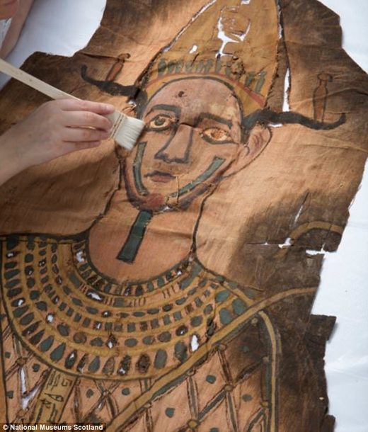 Nacionalni muzej u Škotskoj otkriva drevni pokrov za mumije