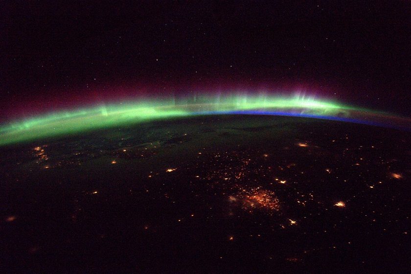 Aurora borealis snimljena iz svemira