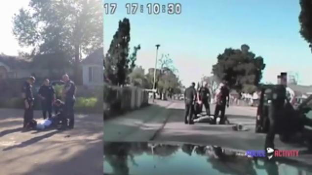 Kalifornijski policajac pretukao Afroamerikanca - 