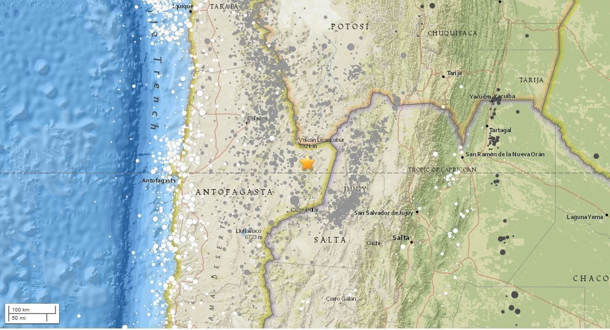 U Čileu zabilježen jak zemljotres magnitude 6.1