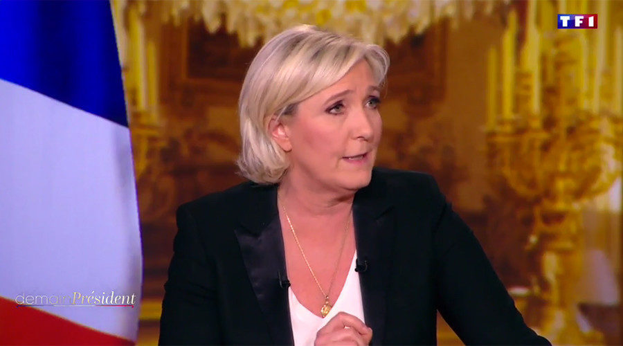 Le Pen tražila uklanjanje zastave EU za TV intervju: Želi voditi Francusku, a ne Evropu