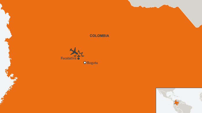 8 osoba poginulo kada se srušio vojni avion u Kolumbiji