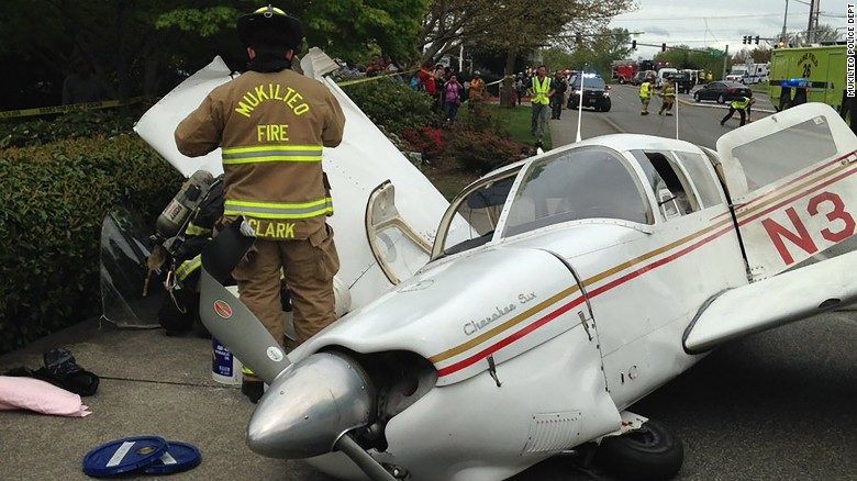 Sretni pilot neozlijeđen nakon vatrene avionske nesreće u Washingtonu