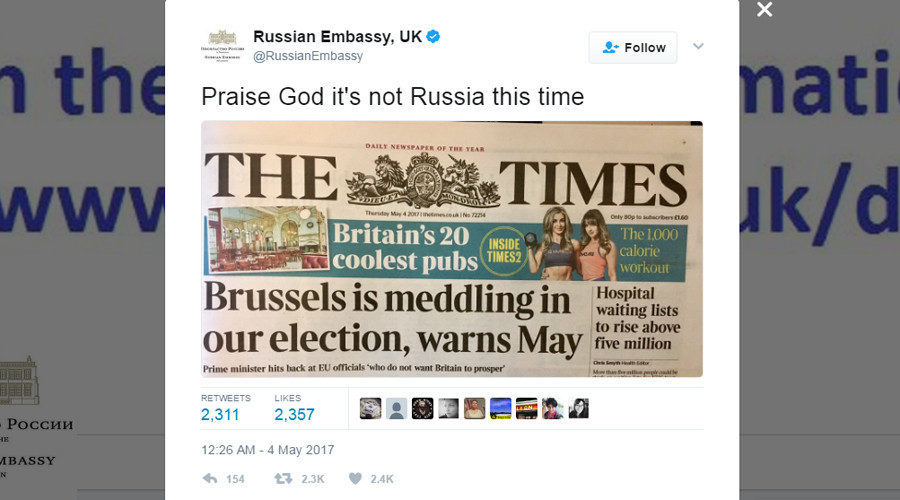 Brisel optužen da se miješa u britanske izbore: 