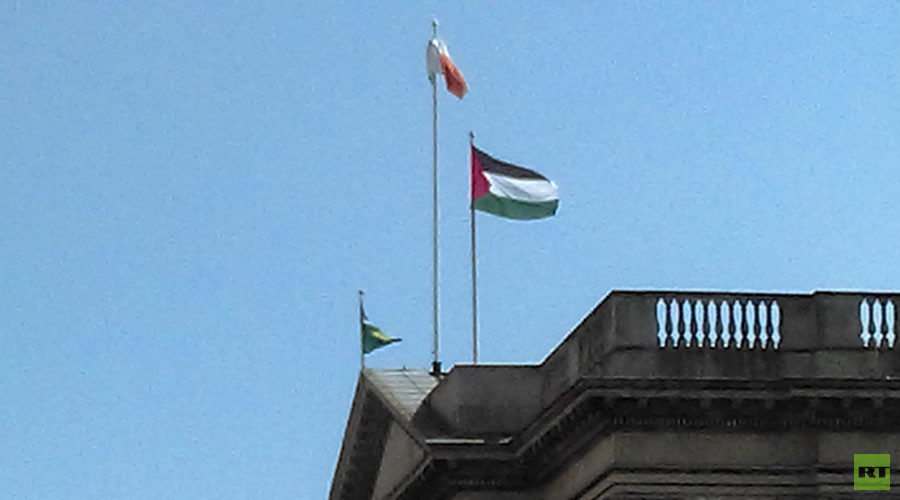 Dablin: Palestinska zastava vijori na zgradi Gradske vijećnice u 
