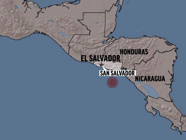 Kod obale Salvadora zabilježen plitak zemljotres magnitude 6,2