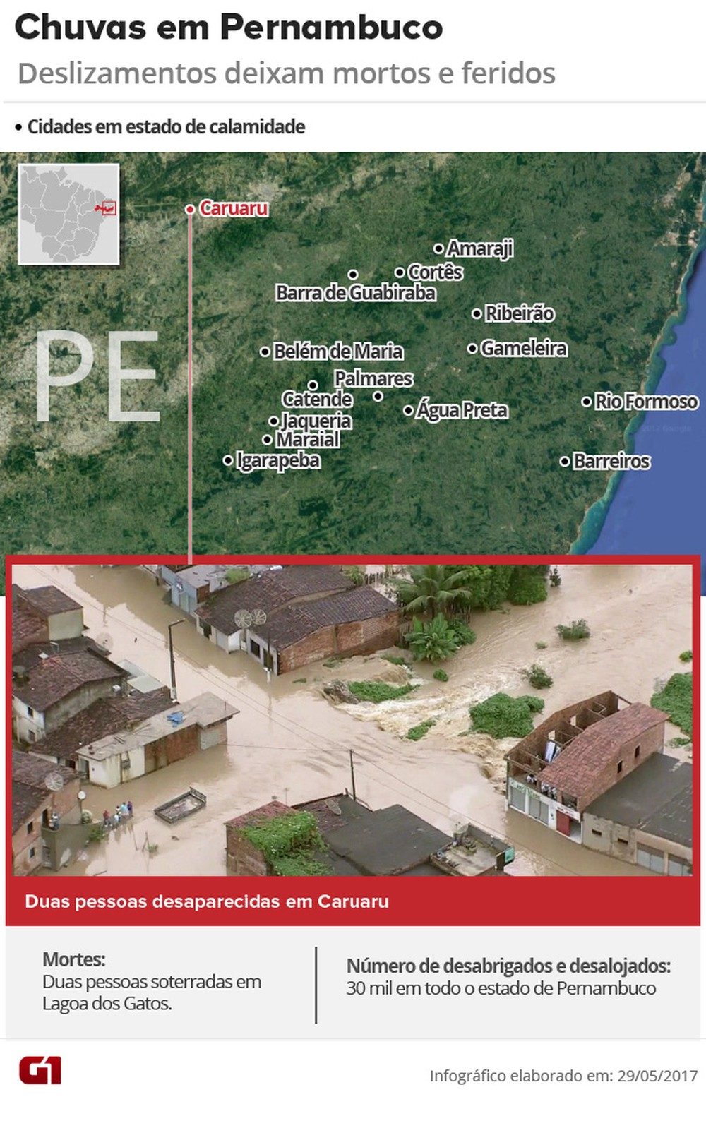 6 osoba poginulo, hiljade napustilo domove zbog poplava u Brazilu