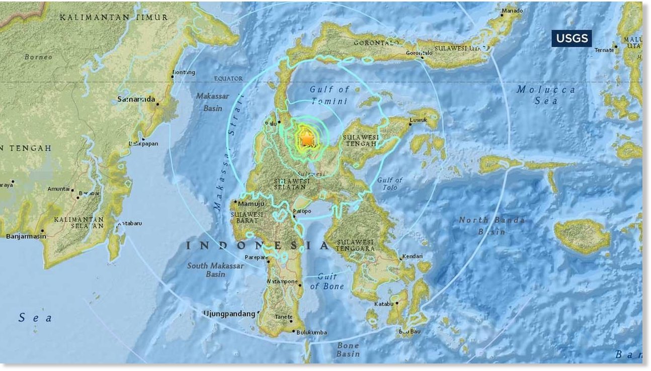 Plitak i snažan zemljotres magnitude 6,6 pogodio indonezijski otok Sulavesi