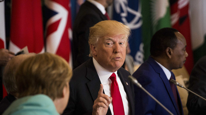 Trump Merkel 
