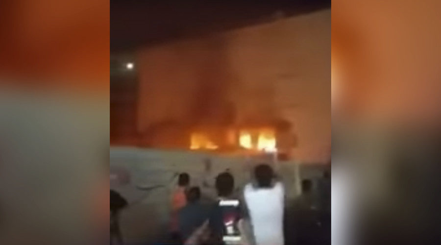 Blaze raging inside local supermarket