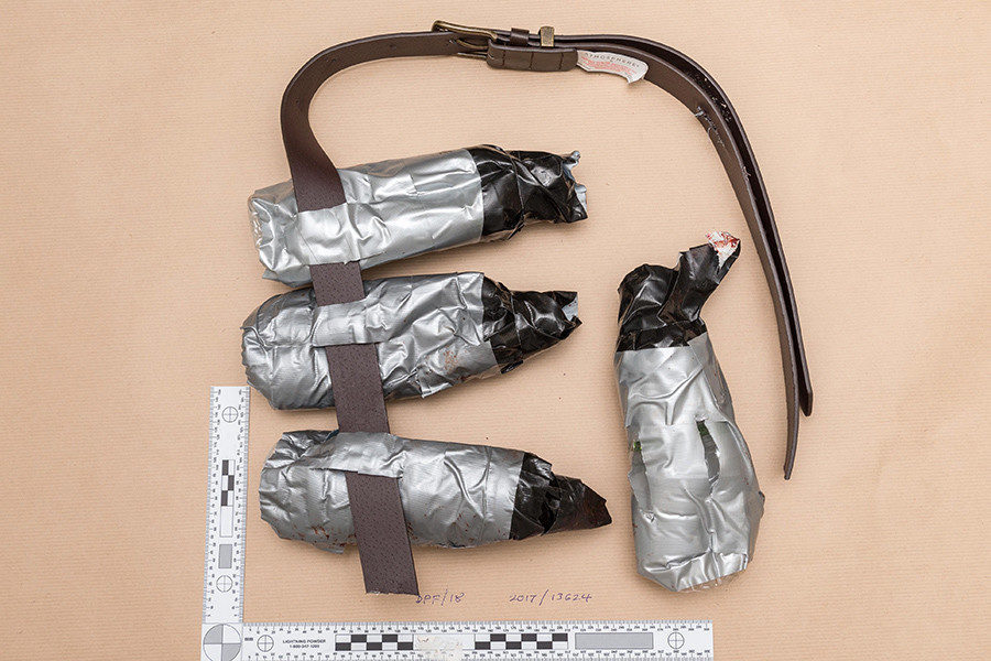 Prve slike lažnih samoubilačkih pojaseva koje su nosili napadači u Londonu