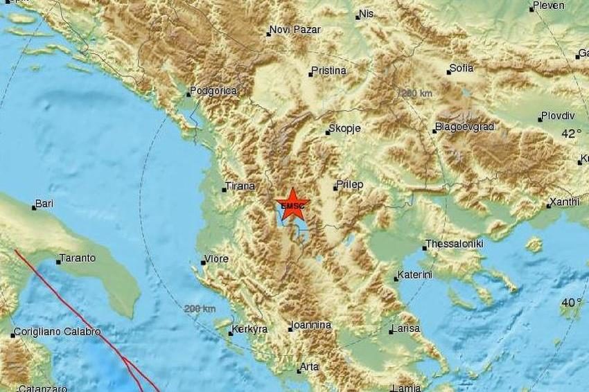 Veoma plitak zemljotres magnitude 3,9 pogodio jugozapad Makedonije