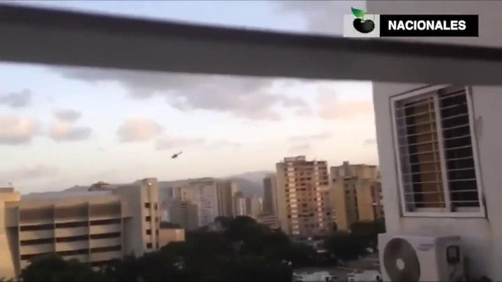 Iz otetog policijskog helikoptera pucano na zgradu Vrhovnog suda u Venecueli