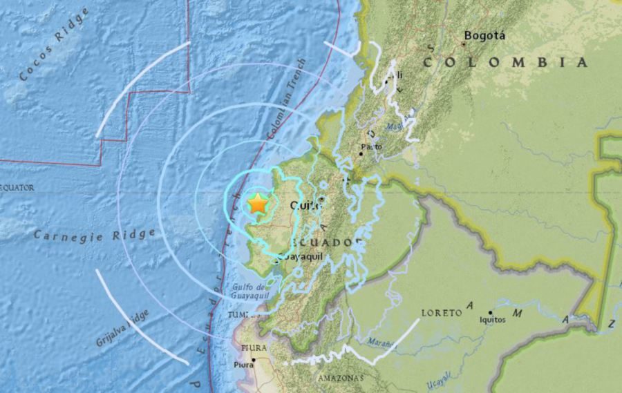 Plitak, snažan zemljotres magnitude 6,0 pogodio obalu Ekvadora