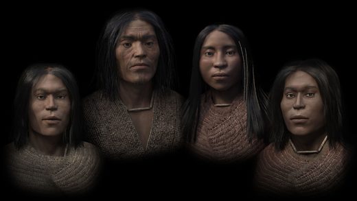 Digitalna rekonstrukcija lica drevne kanadske porodice