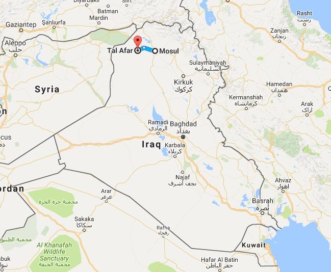 Takozvana Islamska država proglašava Tal Afar u Iraku kao neovisnu državu od kalifata